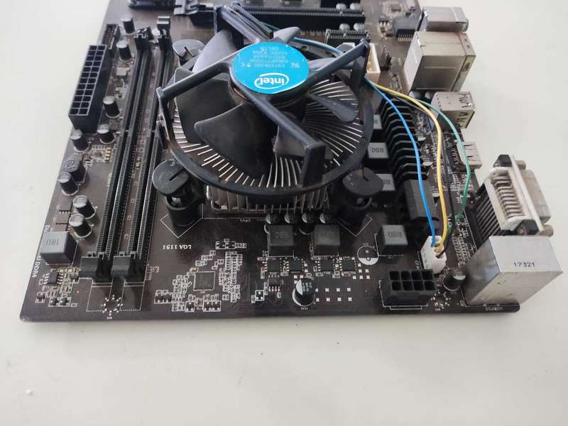6th Gen Motherboard Combo**Celeron G3900**Colorful B250 Motherboard and Original CPU Cooler