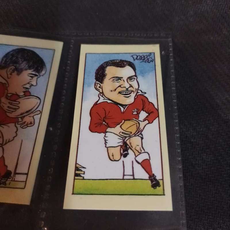 CIGARETTE/TRADE/CARDS. WPL Systems. WELSH RUGBY LEGENDS.(1995).(Full Set of 25).