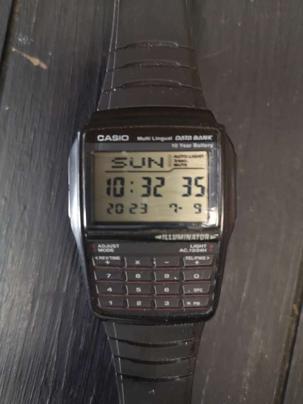 Casio databank watch