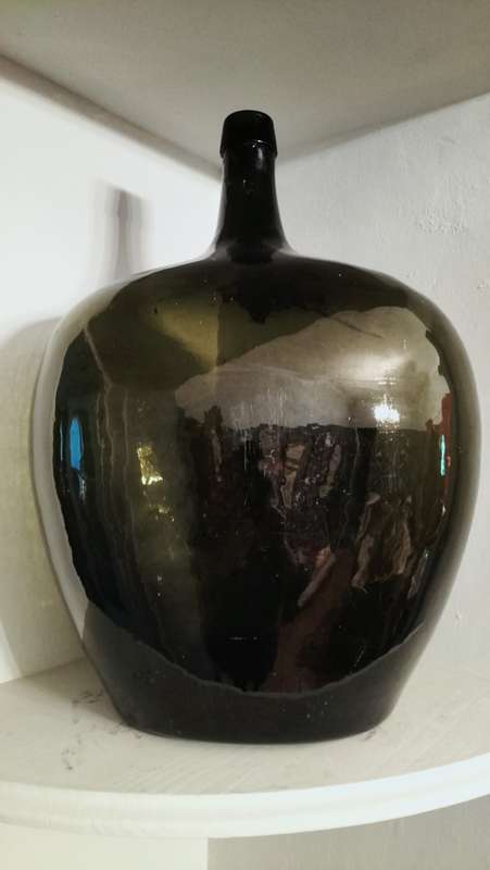 Large Dark Green Demijohn Bottle for Brendan only