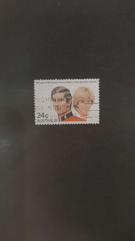 AUSTRALIA 1981 WEDDING PR CHARLES AND LADY DIANA