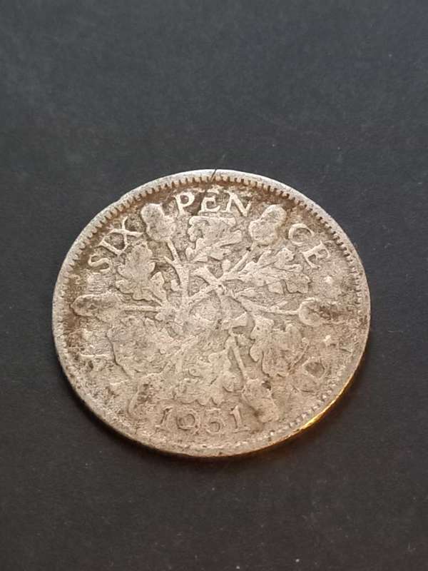 1931 Britain Sixpence
