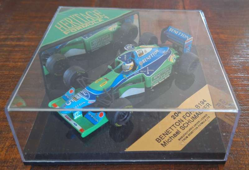 Set of Two formula 1 model cars Quartzo and Heritage