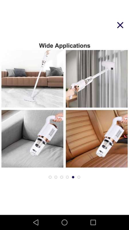 USB rechargeable vacuum cleaner