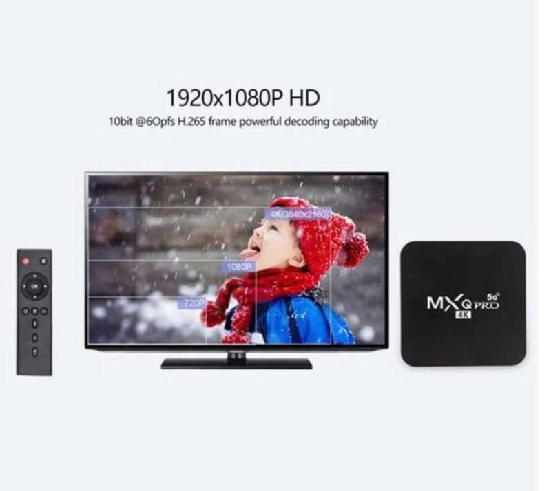 HD 4K Android 9.0 Smart Set Top TV Box WIFI With Remote Control