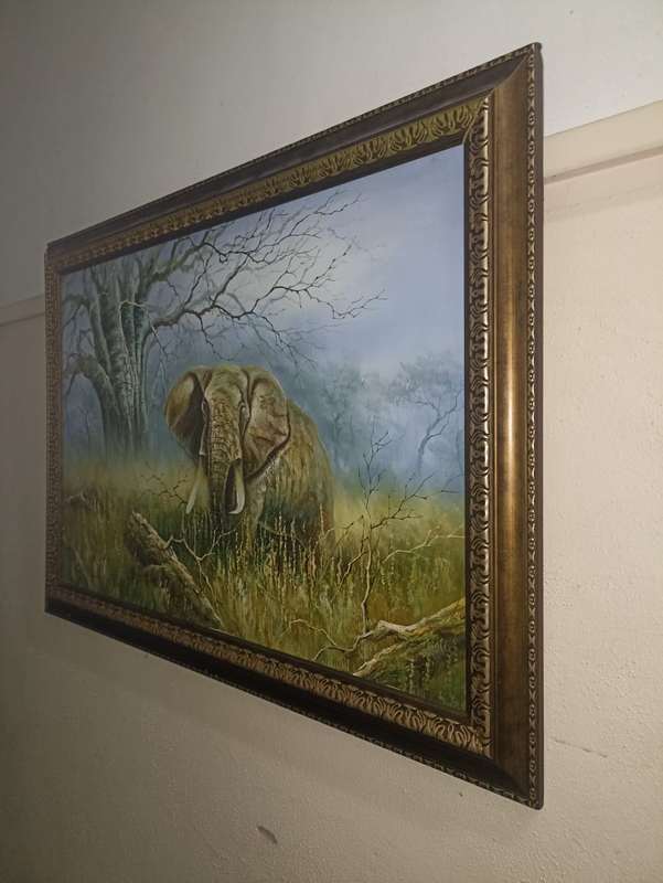 H. CARLTON original oil on canvas