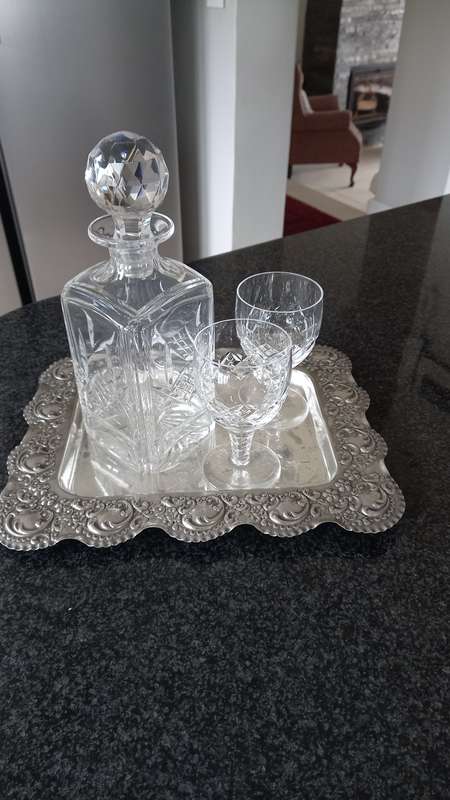 AWESOME  SILVER plated tray