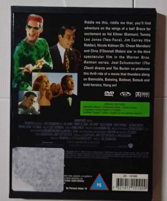 Batman Forever DVD Movie