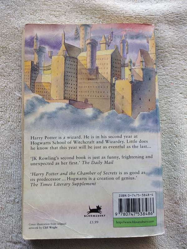 J. K. Rowling Harry Potter and the chamber of secrets