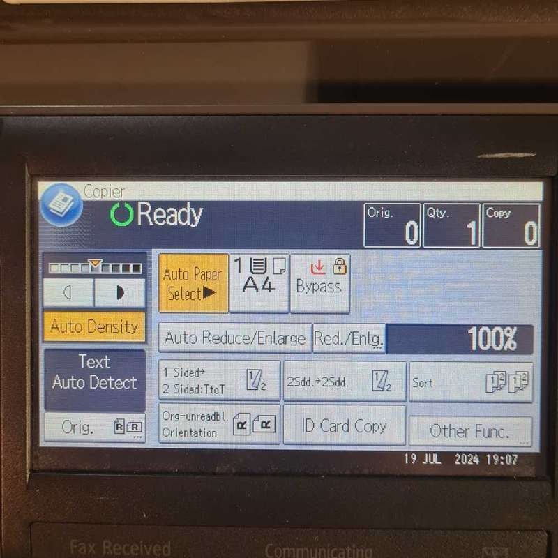 Nashua/Ricoh MP 2001sp A3 Lazer printer