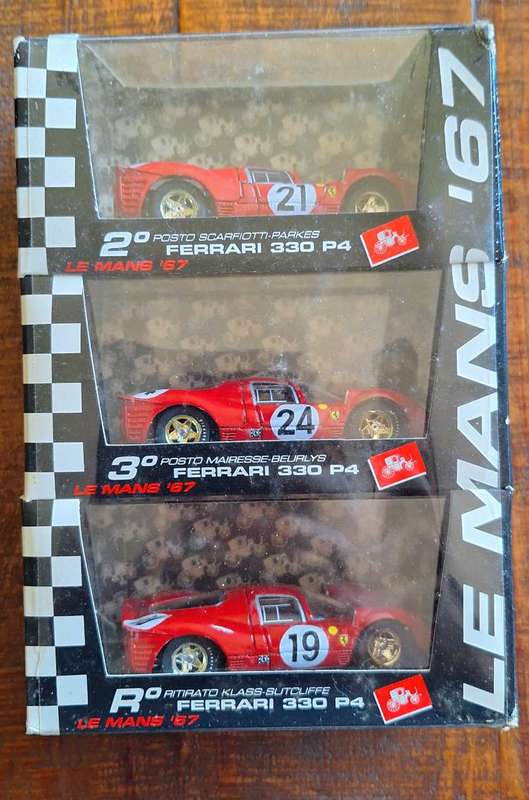Limited Edition Brumm Ferrari 3 pack Le Mans 67
