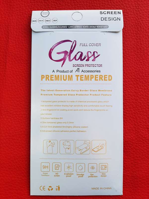 Samsung A14 Premium Full Glue Tempered Glass Screen Protector