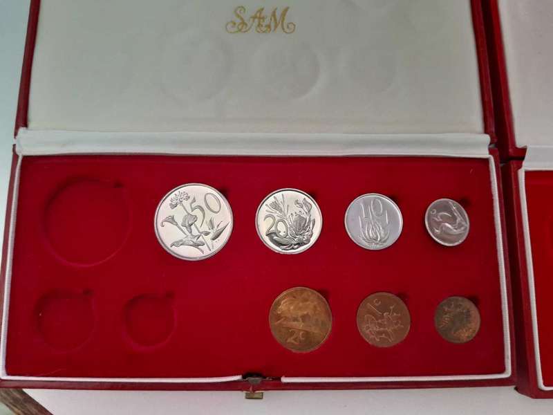 Proof sets 1957,1971,1980,1981