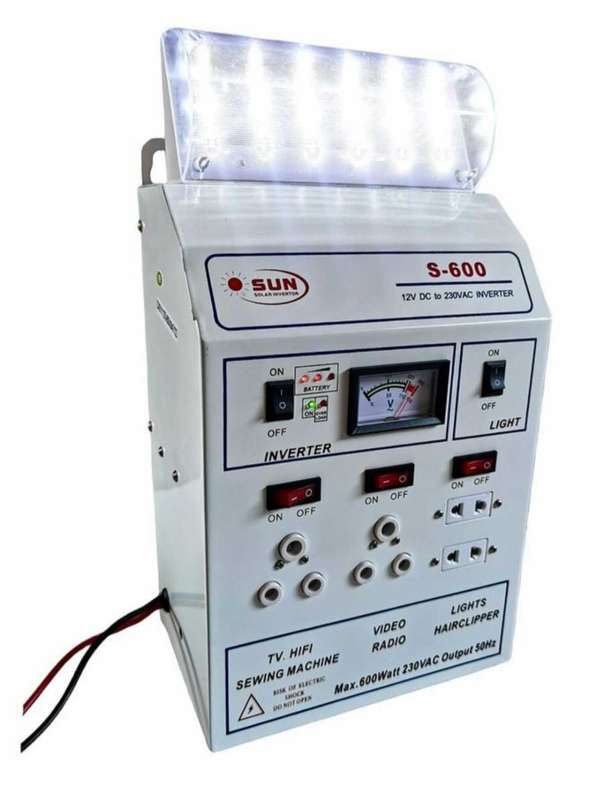 600W DC-to-AC Inverter S-600 With Light