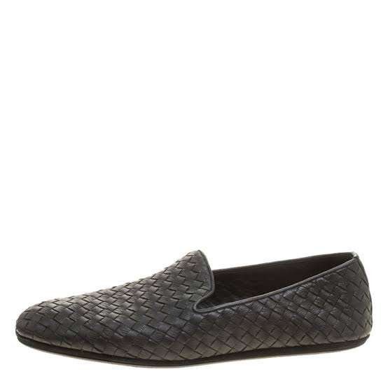 Bottega Veneta Intrecciato Leather Studded Loader