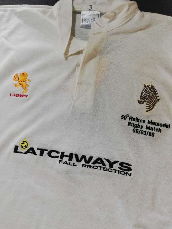 Kwaggas Alternative Jersey 2008 Marius Hurter no 3  Size 50