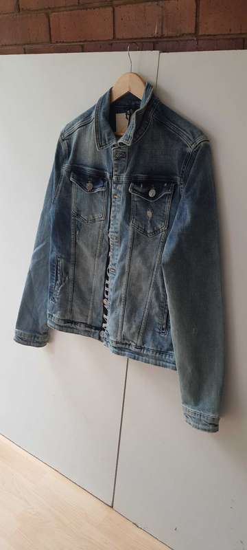 Mario Morato Men`s Denim Jacket Size Large