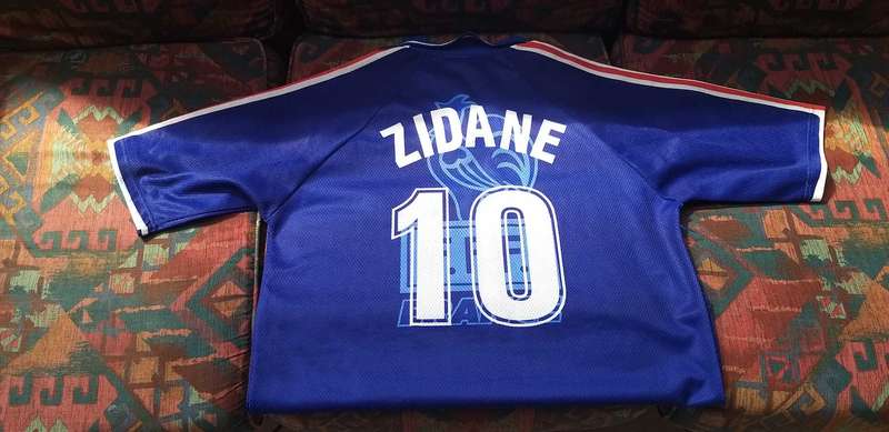 France soccer jersey Zidane