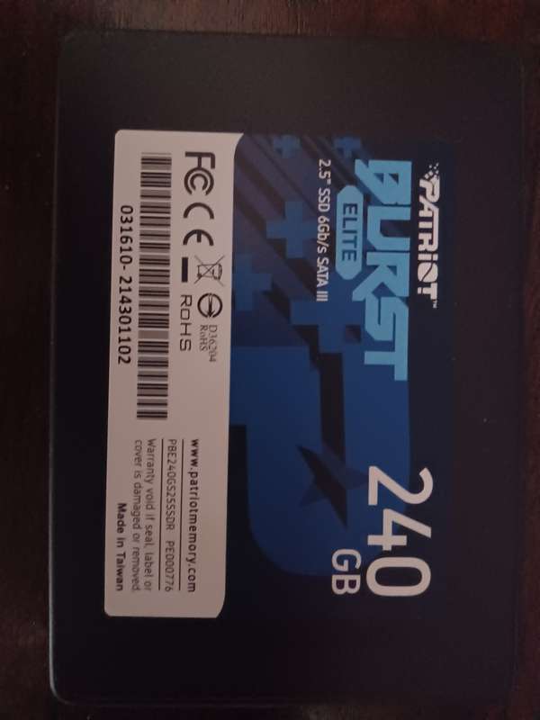 240GB SSD 2.5" SATA III  6gb/s