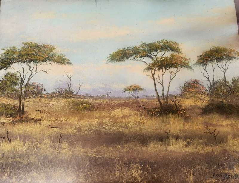 DON BENZIEN - Oil on Board
