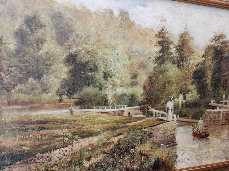 !Rare! Theodore Hines oil on canvas (R80 000+)
