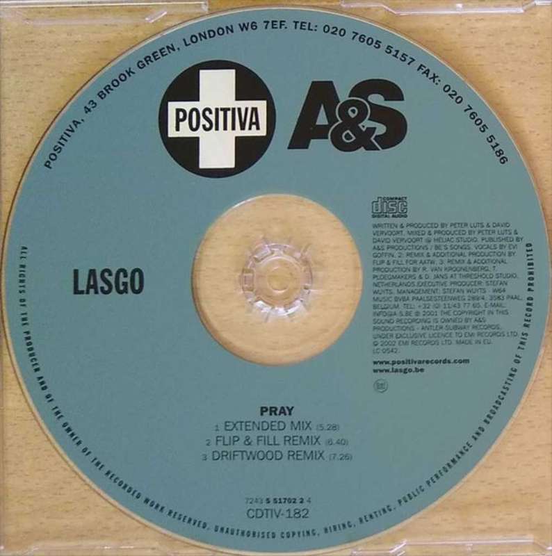 Lasgo  Pray (2002, CD2, CD)