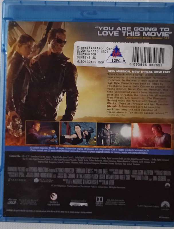Terminator Genisys 3D Blu-ray