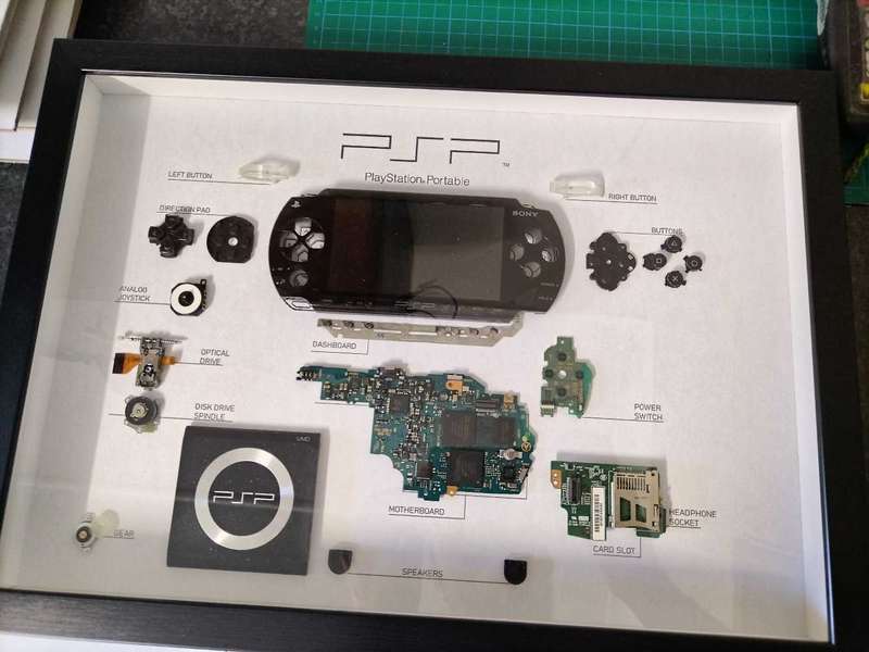 Sony Psp console wall art