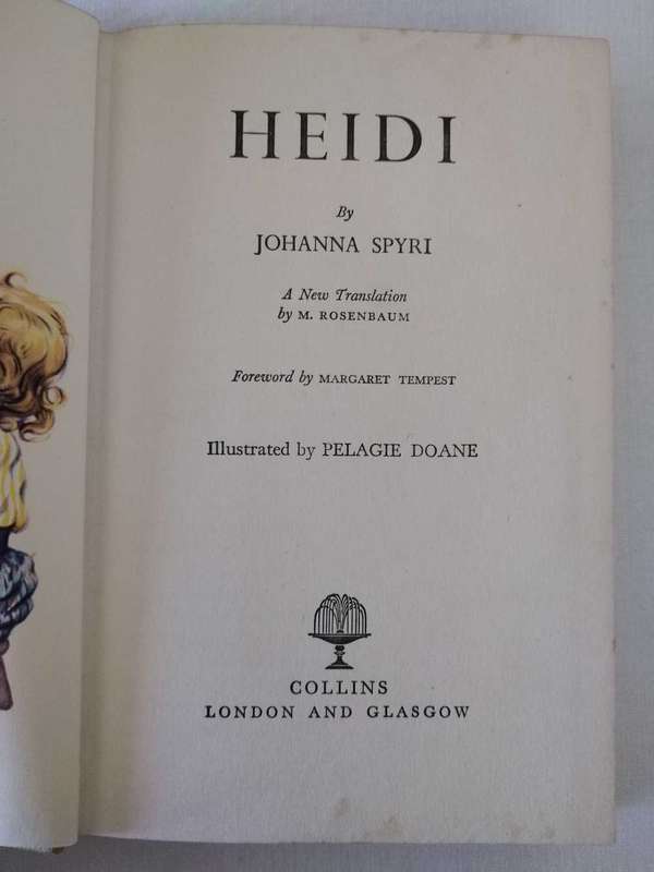Johanna Spyri HEIDI
