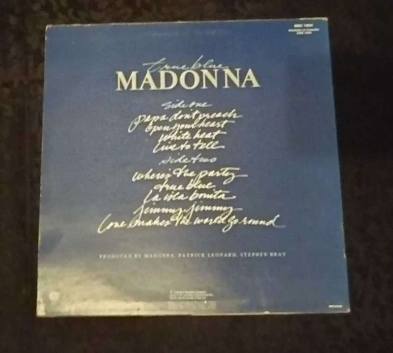 Madonna -True Blue LP Record
