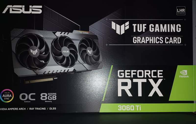 GEFORCE RTX 3060 TIASUS TUF GAMING GRAPHICS CARD8GB DDR6PCIE4.0