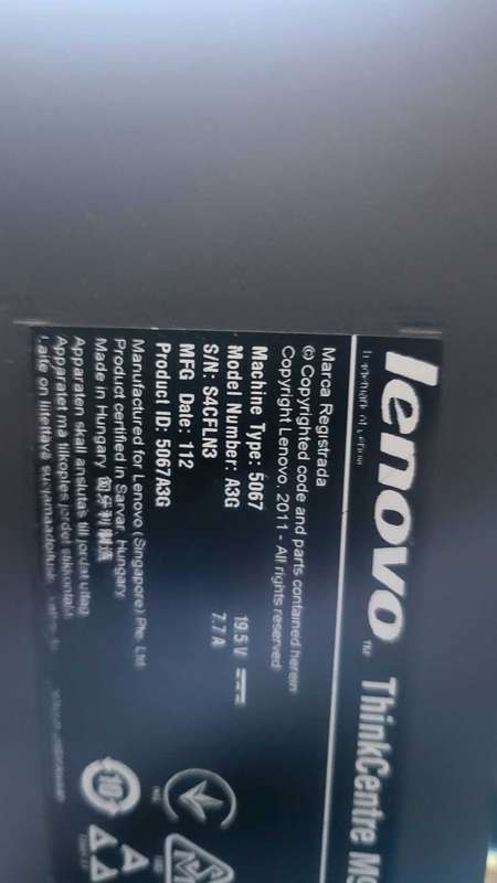 Lenovo Thinkcentre Mini Pc