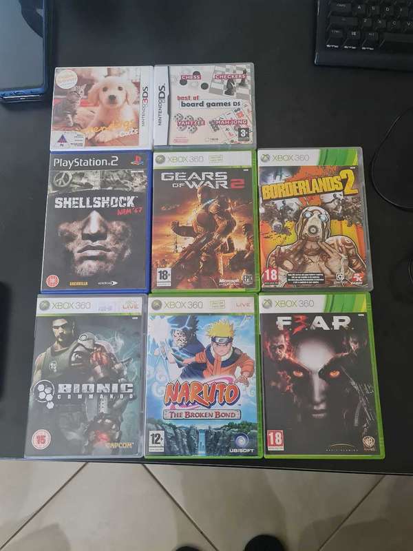 Xbox 360/PS2 games