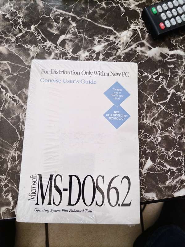 Ms dos 6.2 factory sealed