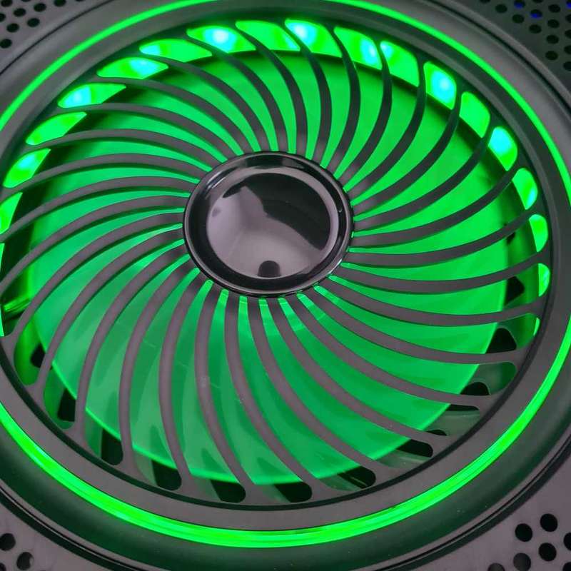 RGB gaming laptop cooler. Work laptop Cooler