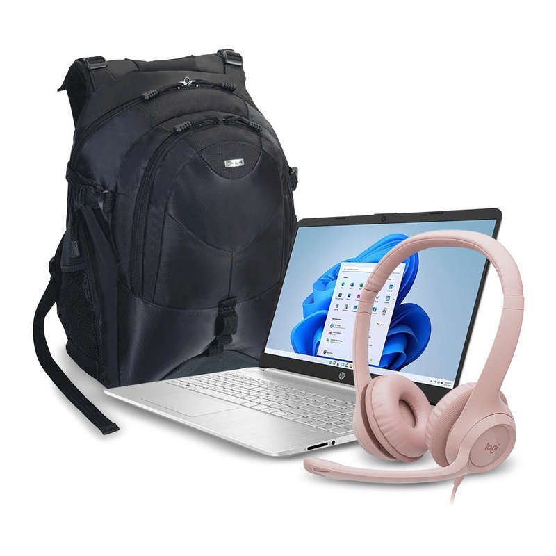 HP 15s 15.6-inch Laptop Bundle (includes Bag & Headset!)