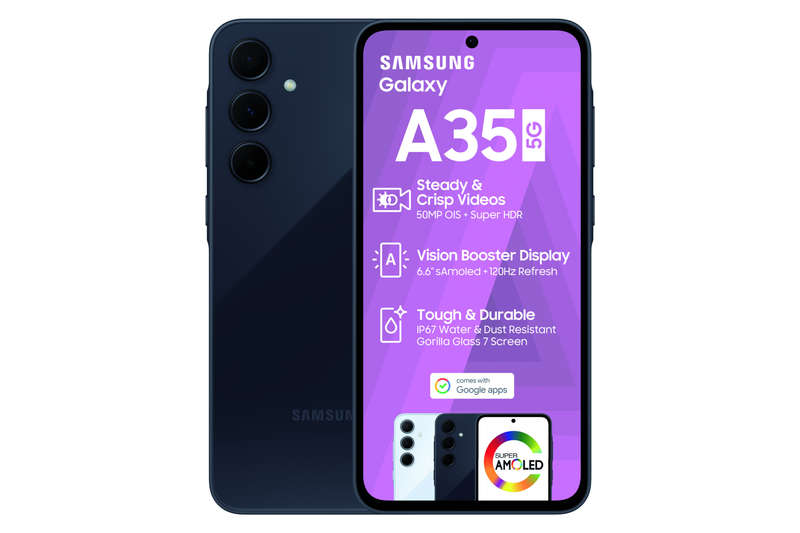 Samsung A35 5G 128GB Dual Sim - Awesome Navy
