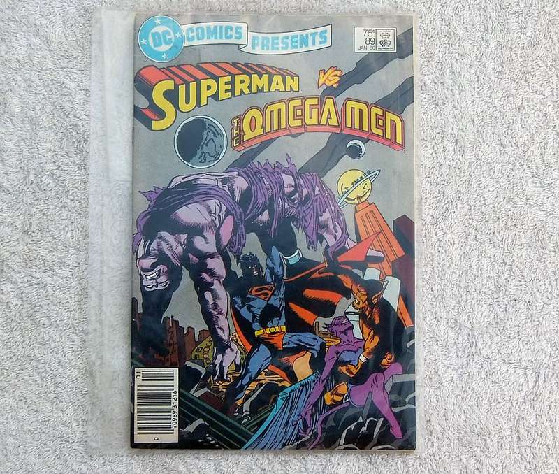 1986 DC COMICS - SUPERMAN #89 ( VS THE OMEGA MEN )