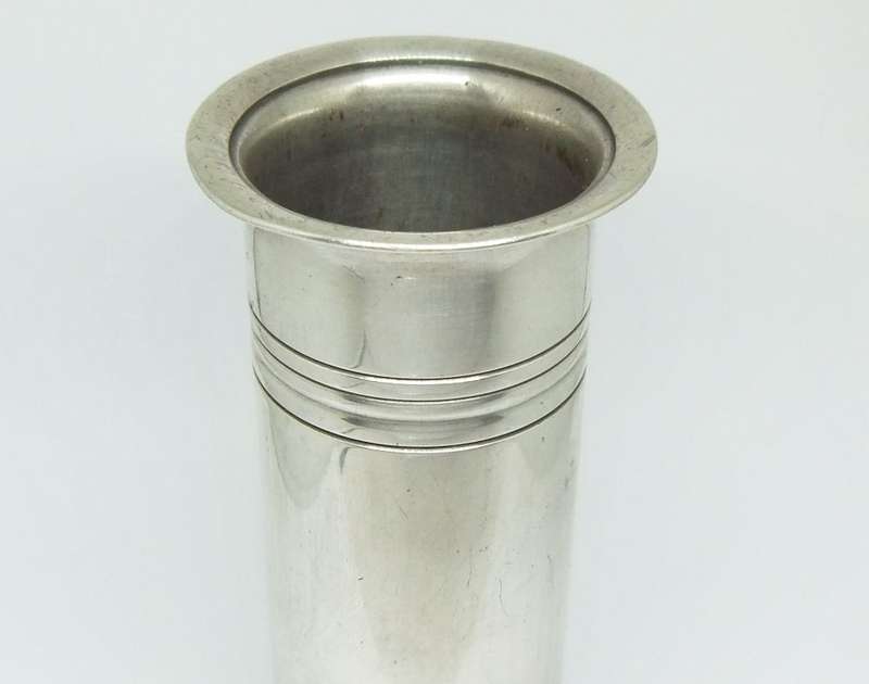 RARE FIND !! A SMALL SILVERPLATED VASE BY CHRISTOFLE OF FRANCE MADE BETWEEN 1935-1983
