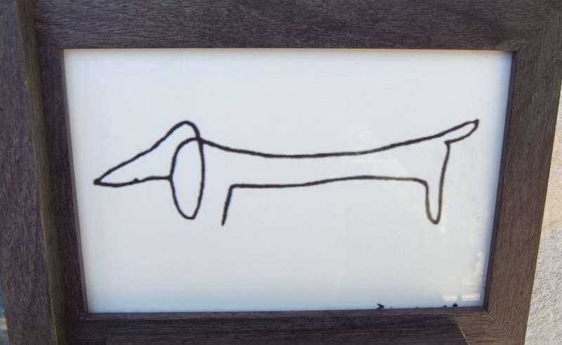 AN AWESOME WALL MOUNTING DEPICTING WORKS BY PICASSO ( PRINTS )
