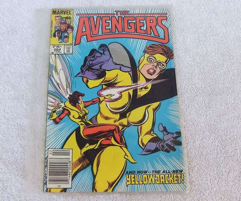 1985 MARVEL - THE AVENGERS #264 ( AND NOW..THE ALL NEW YELLOWJACKET )