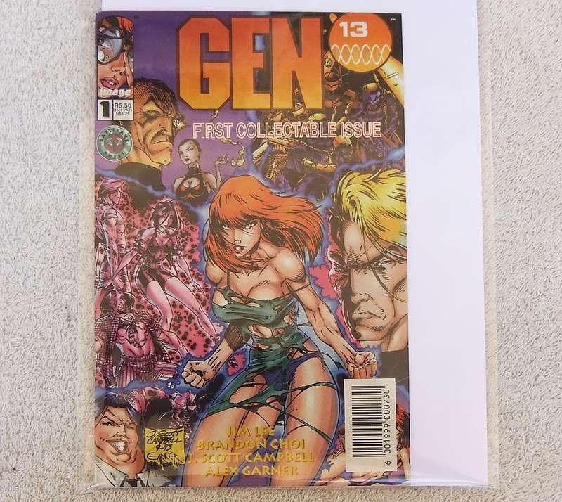 #1 GEN 13 - SOUTH AFRICAN COMIC - BATTLEAXE PRESS