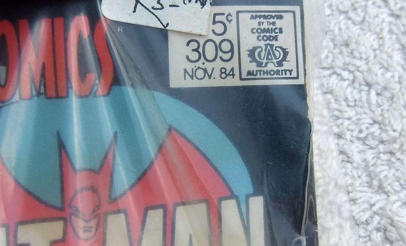 1984 DC COMICS - WORLD`S FINEST COMICS - SUPERMAN & BAT MAN #309