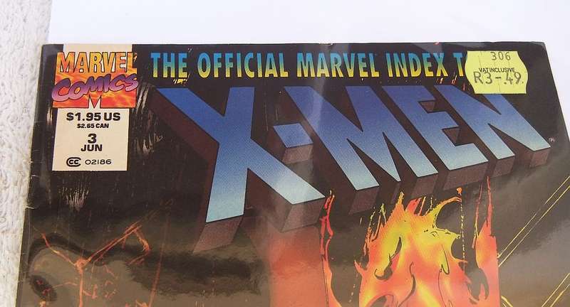 1994 MARVEL COMICS - THE OFFICIAL MARVEL INDEX TO THE X-MEN #3