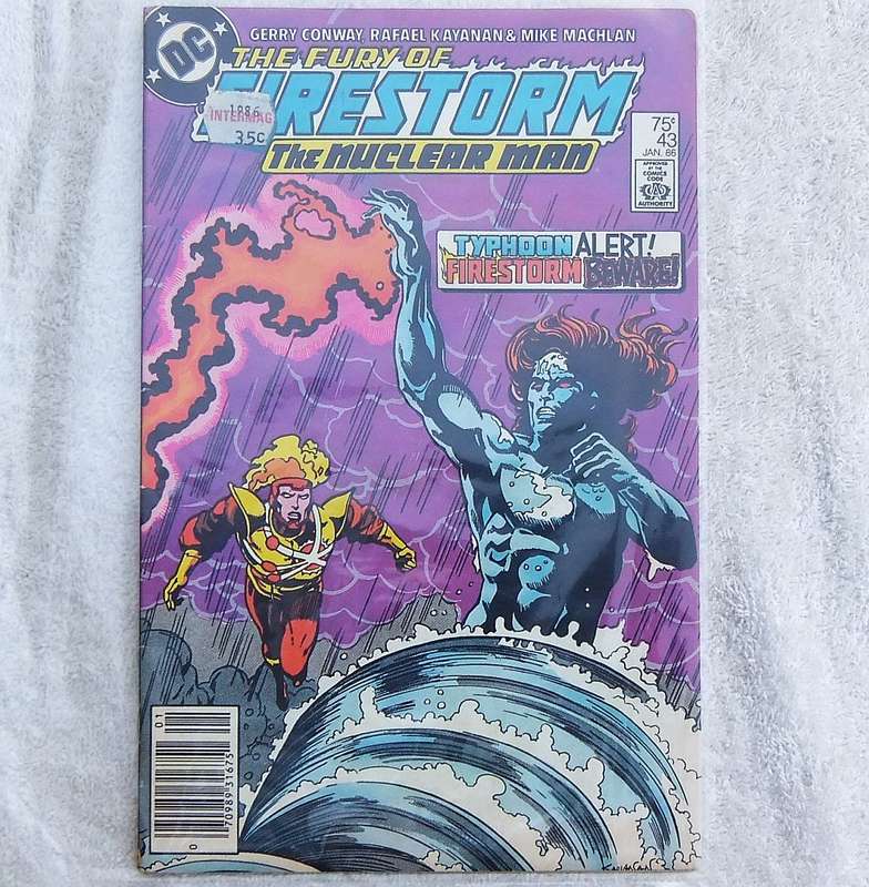 DC COMICS - 1986 FIRESTORM #43 ( NUCLEAR MAN VS TYPHOON )