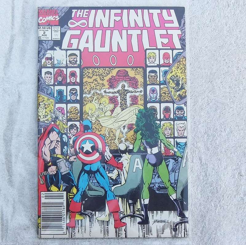 MARVEL COMICS - 1991 THE INFINITY GAUNTLET #2 ( KEY ISSUE )