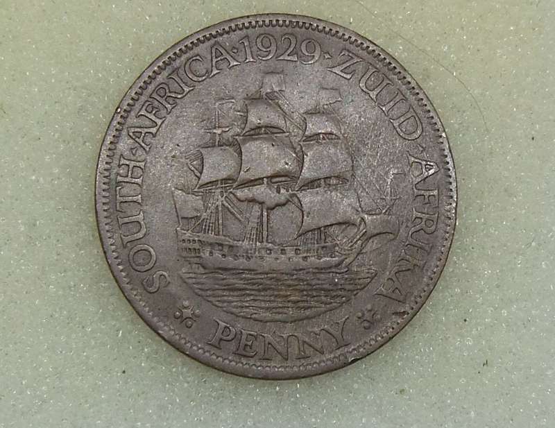 1929 SOUTH AFRICAN UNION PENNY
