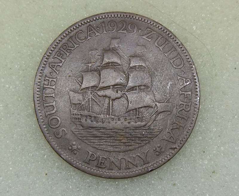 1929 SOUTH AFRICAN UNION PENNY