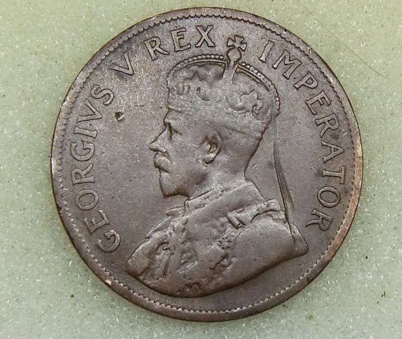 1929 SOUTH AFRICAN UNION PENNY