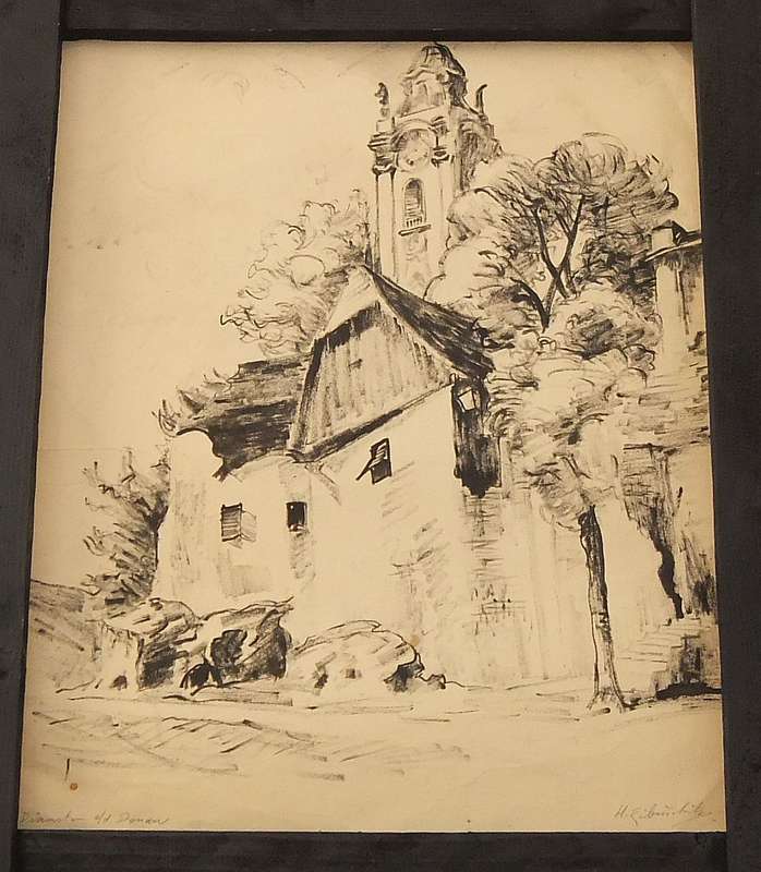 AN ORIGINAL SKETCH BY HEDWIG BRECHER EIBUSCHITZ - UNFRAMED
